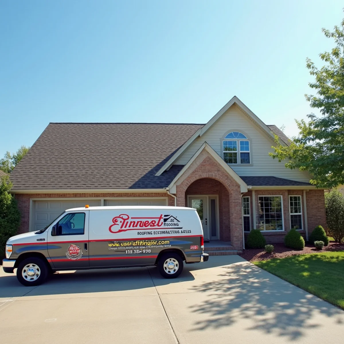 Ernest Roofing Asher Avenue headquarters and service dispatch in Little Rock Arkansas