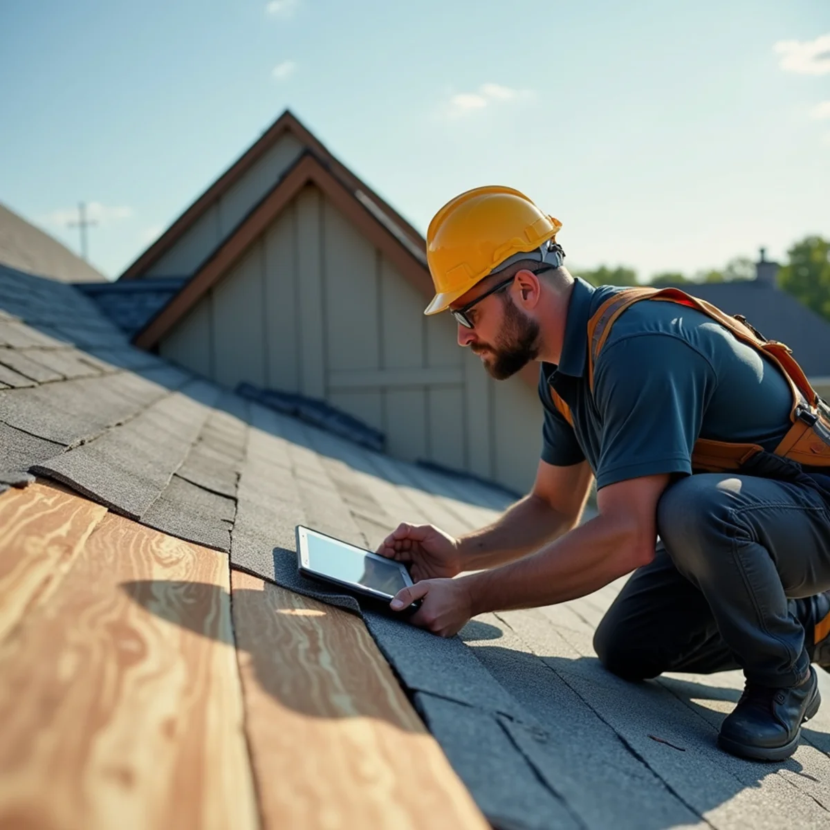 Hail Damage Roof Repair roof inspection, decking review and quality control in Little Rock AR