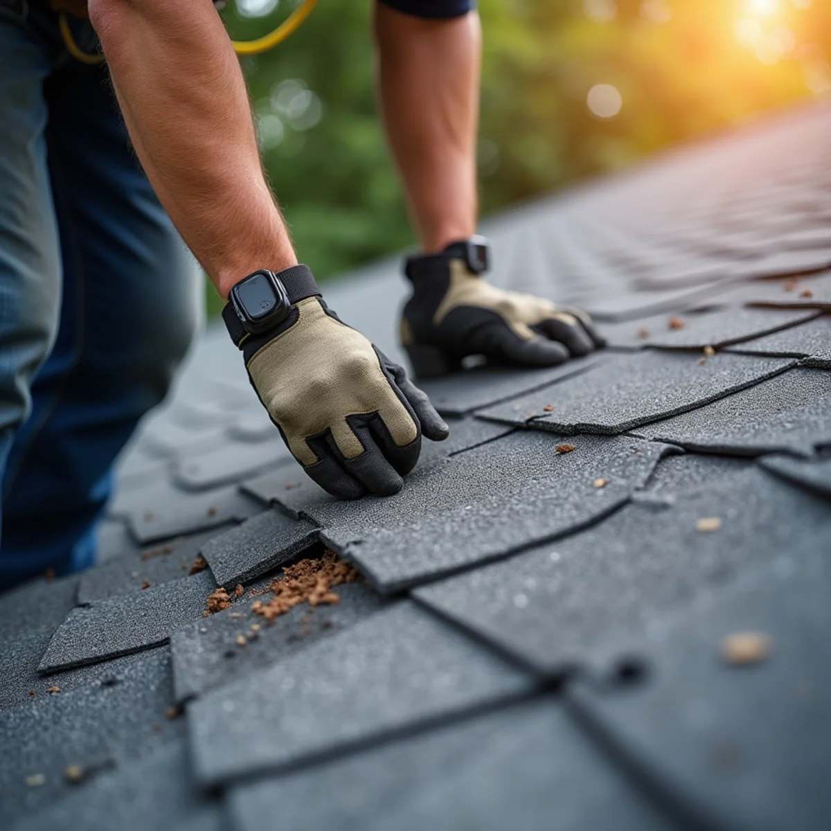 Storm Damage Roof Repair architectural shingle craftsmanship and installation technique in Little Rock AR
